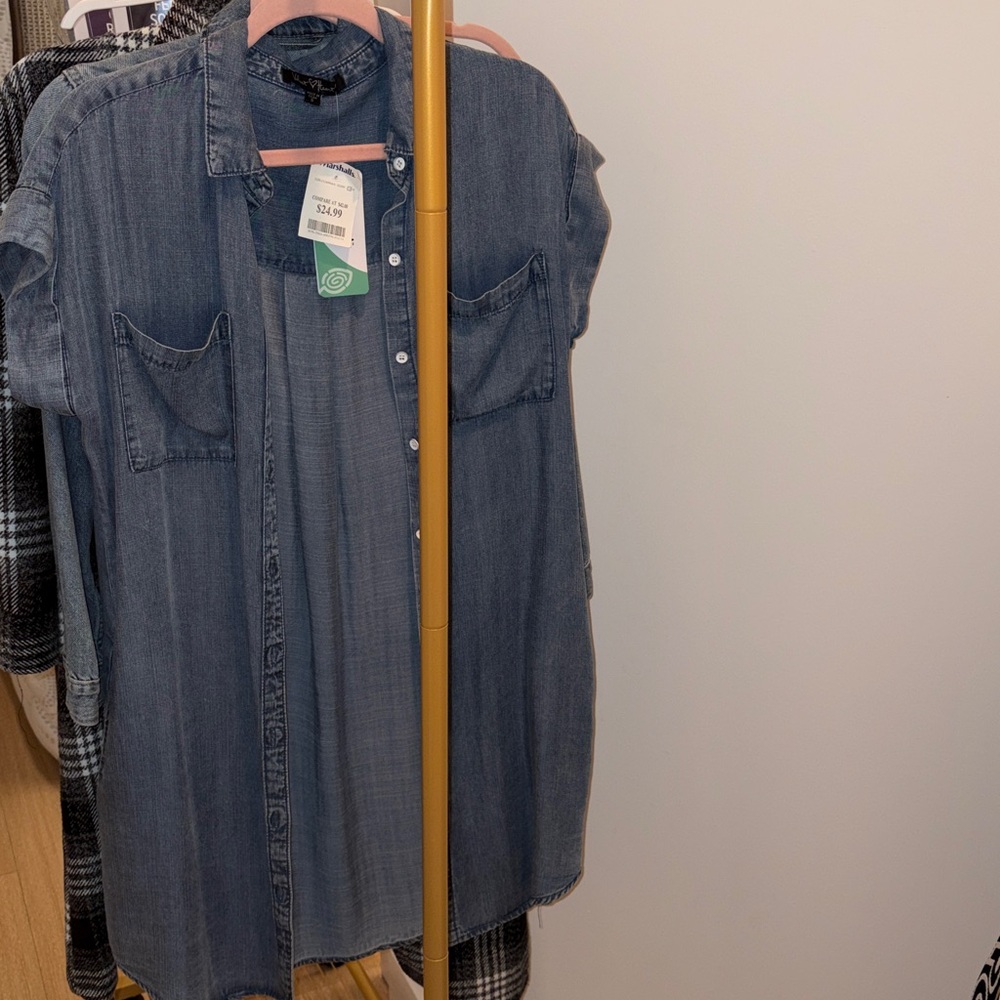 Velvet Heart Blue Denim Dress